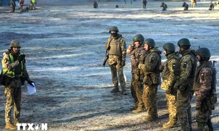 Binh sỹ Ukraine. (Ảnh: AFP/TTXVN)