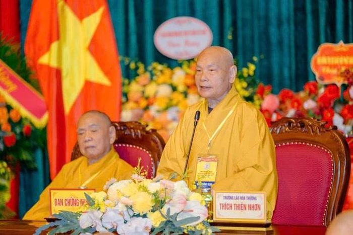 Trưởng lão Hòa thượng Thích Thiện Nhơn ban đạo từ