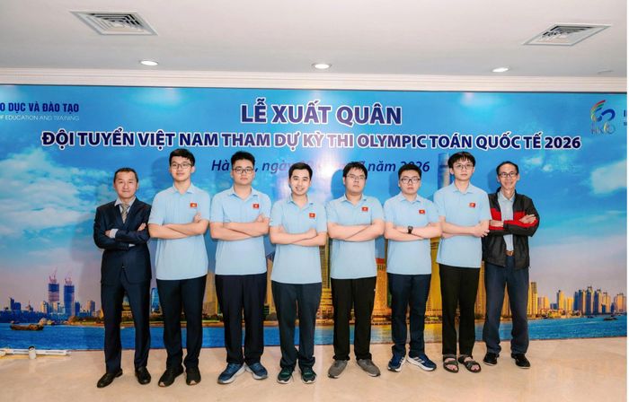 Đội tuyển quốc gia Việt Nam tham dự Olympic Toán học quốc tế (IMO) 2026 cùng hai giáo viên hướng dẫn.