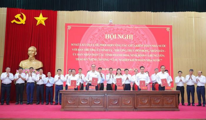 Kiểm toán Nhà nước ký Quy chế phối hợp với tỉnh Ninh Bình.