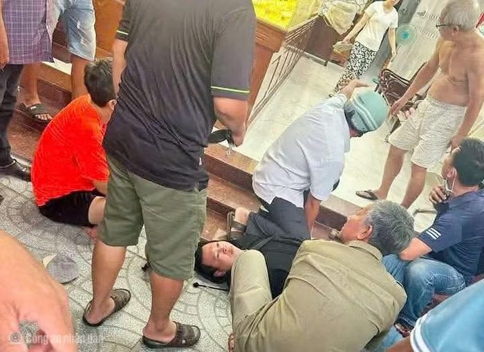 Đối tượng bị khống chế, bắt giữ.
