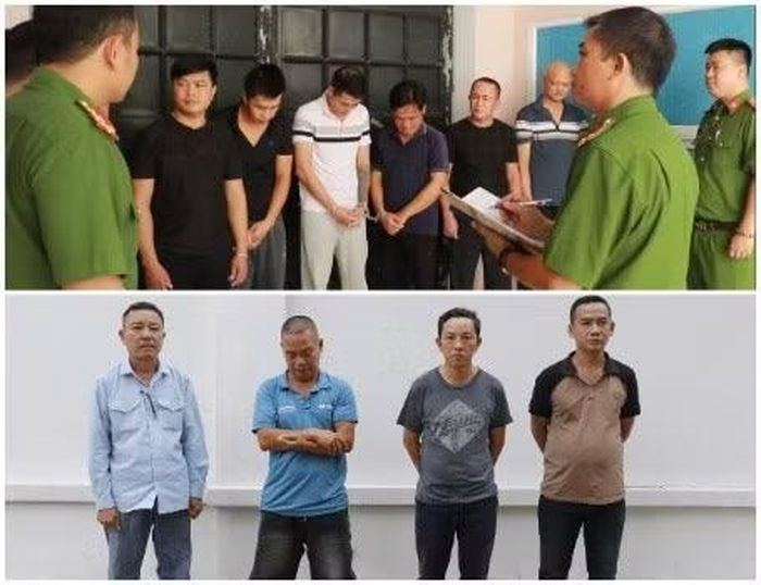 Các đối tượng tổ chức đánh bạc và đánh bạc bị bắt giữ