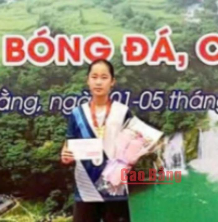 Vận động viên Hoàng Bảo Trinh đạt Huy chương Vàng đơn nữ môn câu lông.