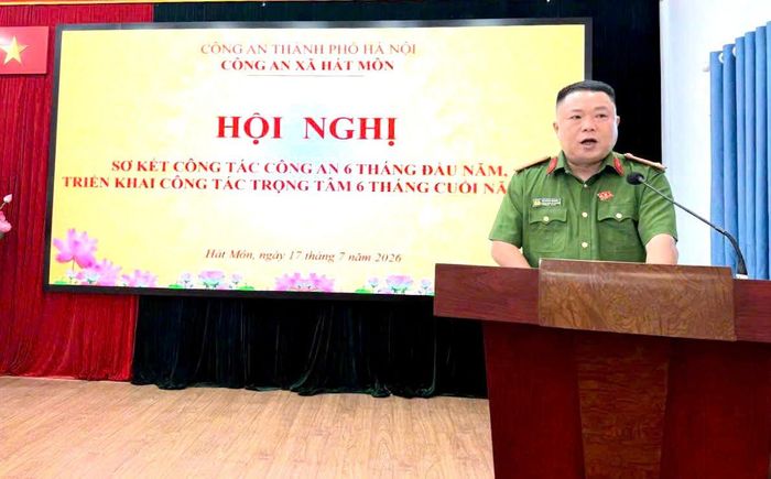 Trung Tá Đỗ Hồng Quảng, Trưởng công an xác phát biểu tiếp thu ý kiến