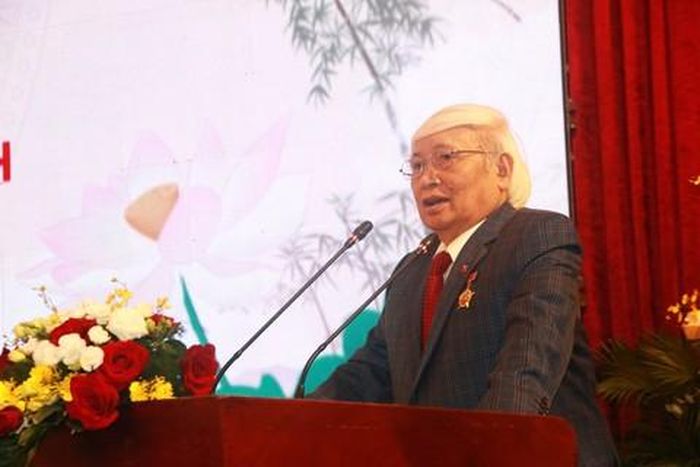 PGS.TS Phan Xuân Biên – nguyên Trưởng Ban Tuyên giáo Thành ủy TPHCM, cố vấn Hội đồng họ Phan TP.HCM, phát biểu