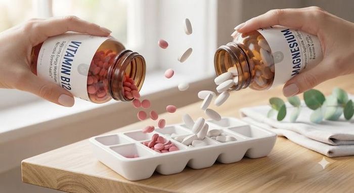 Sự kết hợp giữa vitamin B12 và magie giúp tăng cường năng lượng, bảo vệ hệ thần kinh, giảm căng thẳng và ngăn ngừa chuột rút.