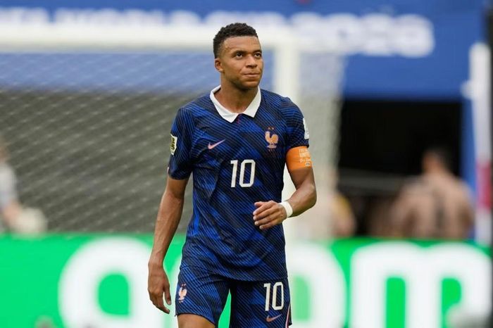 Mbappe (ĐT Pháp) sau trận tranh hạng Ba tại World Cup 2026. Ảnh: Rebecca Blackwell/ AP Photo.