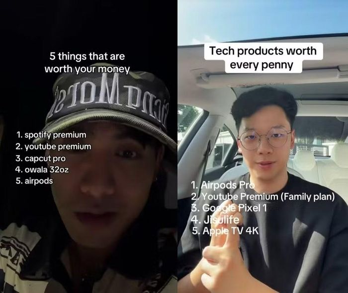 Trào lưu "Top 5..." đã bắt đầu từ nước ngoài từ trước đó.
