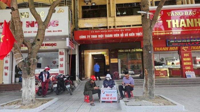 Trụ sở Công ty TNHH MTV Xổ số kiến thiết Hà Tĩnh ở phường Thành Sen. Ảnh: HN.