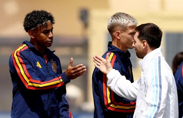 Messi và Yamal tạo nên câu chuyện thú vị tại chung kết World Cup 2026. Ảnh: Reuters.