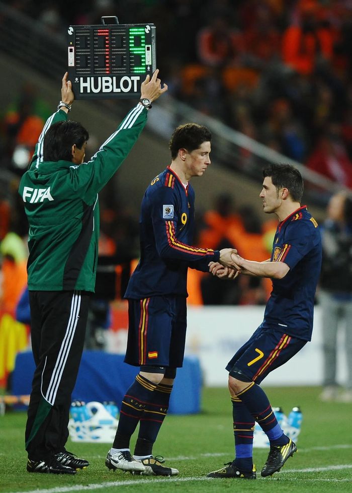 Áo đấu của tuyển Tây Ban Nha trong trận chung kết World Cup 2010 gặp Hà Lan. Ảnh: The Guardian.