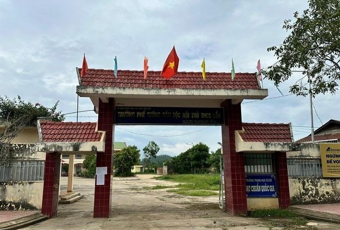 Trường Phổ thông Dân tộc Nội trú THCS Lắk. Ảnh: VKSND tỉnh Đắk Lắk.
