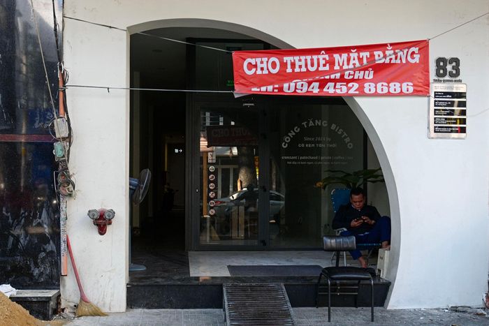 Nhà hàng pizza Công Tăng Bistro (đường Trần Quang Khải, TP.HCM) trả mặt bằng từ tháng 10/2025. Ảnh: Hoài Bảo.