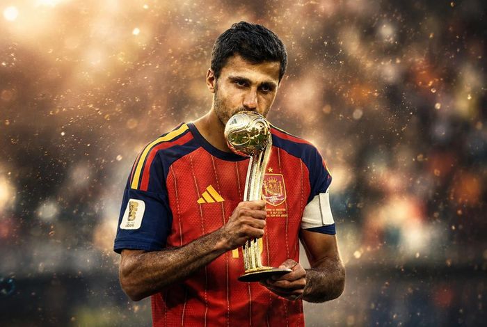 Rodri vừa giành danh hiệu QBV World Cup 2026