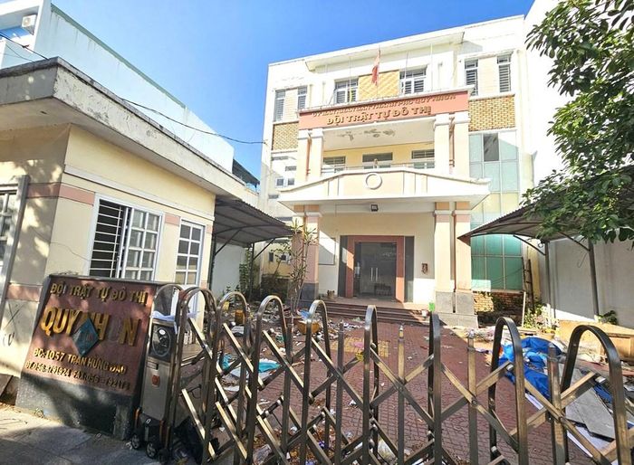 Cơ sở Đội Trật tự Đô thị Quy Nhơn bị bỏ trống, không sử dụng