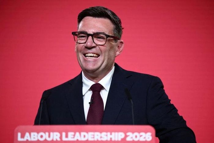 Ông Andy Burnham phát biểu tại London sau khi đắc cử lãnh đạo Công đảng ngày 17/7. Ảnh: AFP
