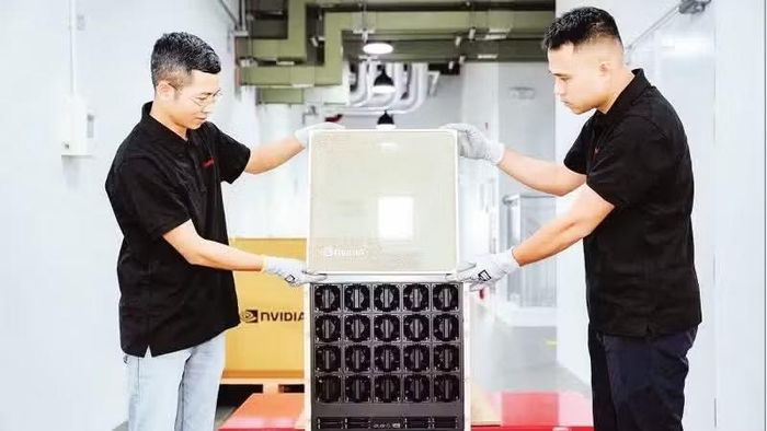 Trung tâm Dịch vụ dữ liệu và Trí tuệ nhân tạo Viettel vận hành hệ thống siêu máy tính, phát triển mô hình AI Việt Nam. (Ảnh: TL)