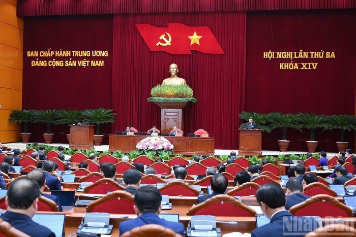 Quang cảnh phiên khai mạc hội nghị.