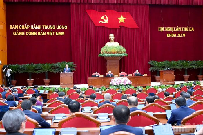 Tổng Bí thư, Chủ tịch nước Tô Lâm phát biểu khai mạc hội nghị.