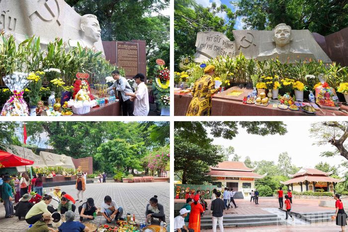  Những ngày qua, Công viên Lê Thị Riêng, phường Hòa Hưng, Thành phố Hồ Chí Minh trở thành điểm đến của đông đảo người dân thành phố. Nhiều người mang theo hoa tươi, hương và lễ vật để tưởng niệm các Anh hùng liệt sĩ trong thời gian diễn ra công tác tìm kiếm, khai quật hài cốt. 