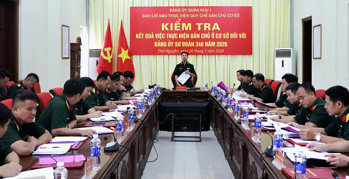 Quang cảnh buổi kiểm tra.