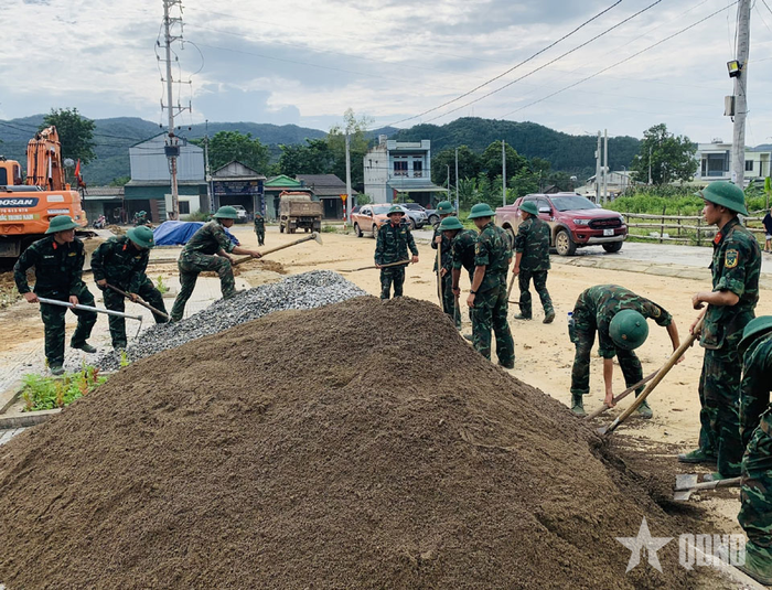 Công tác xây dựng được triển khai.