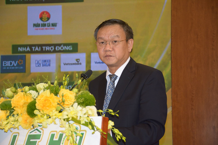 Đồng chí Đào Mỹ, Phó chủ tịch UBND tỉnh Đắk Lắk phát biểu tại họp báo về Lễ hội Sầu riêng 2026.