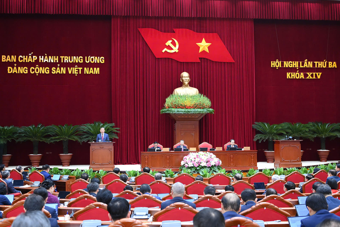 Quang cảnh phiên khai mạc hội nghị.