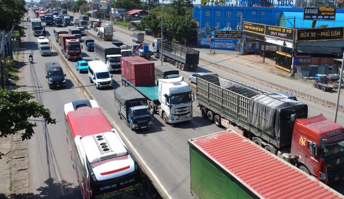 Đoạn từ nút giao quốc lộ 51 với cao tốc TPHCM-Long Thành- Dầu Giây về Mũi Tàu (phường Long Thành) thường hay ùn tắc