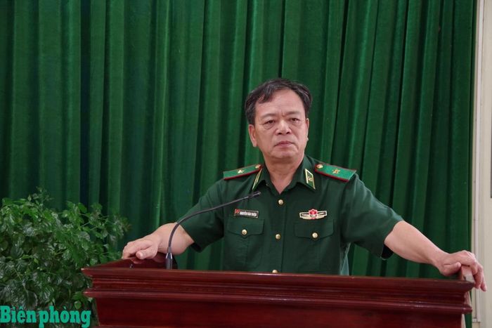 Thiếu tướng Nguyễn Văn Thiện phát biểu chỉ đạo tại buổi trao thưởng. Ảnh: Thủy Nguyên