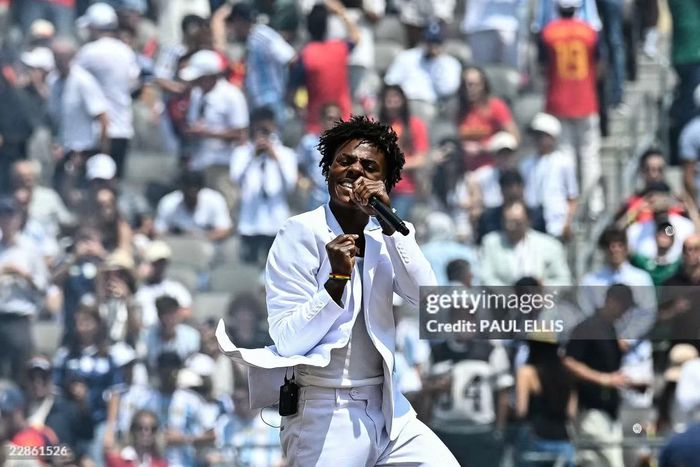 IShowSpeed biểu diễn trước trận chung kết World Cup 2026 giữa Tây Ban Nha và Argentina. Streamer, YouTuber nổi tiếng người Mỹ là một trong những gương mặt gây chú ý tại sự kiện.