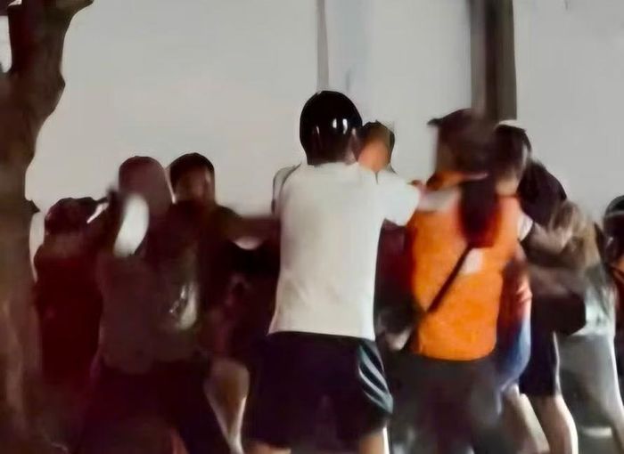 2 nhóm người hỗn chiến trên đường thuộc phường 1 Bảo Lộc.