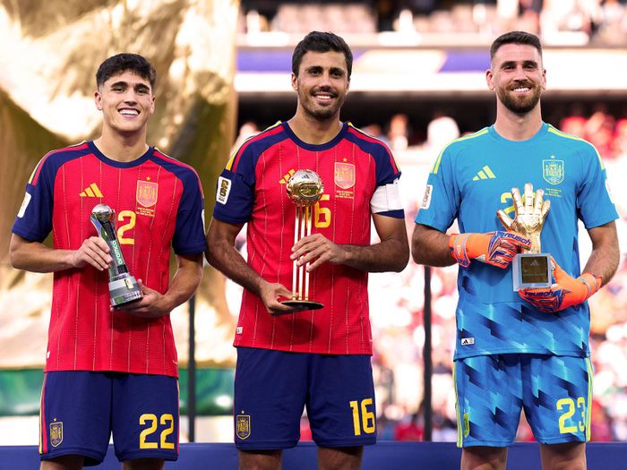 Cubarsi, Rodri và Unai Simon giành các giải cá nhân. Ảnh: SeFutbol