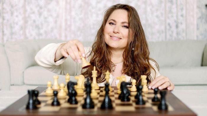 Huyền thoại cờ vua Judit Polgar. Ảnh: Bloomberg