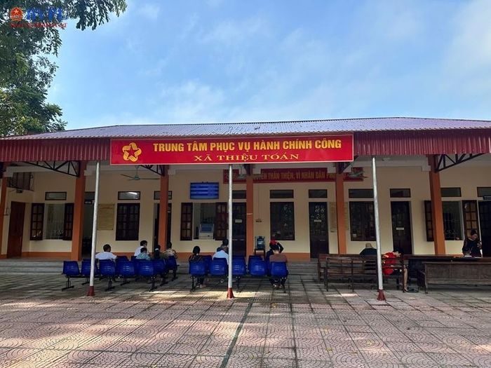 Trung tâm phục vụ hành chính công xã Thiệu Toán (ảnh minh họa).