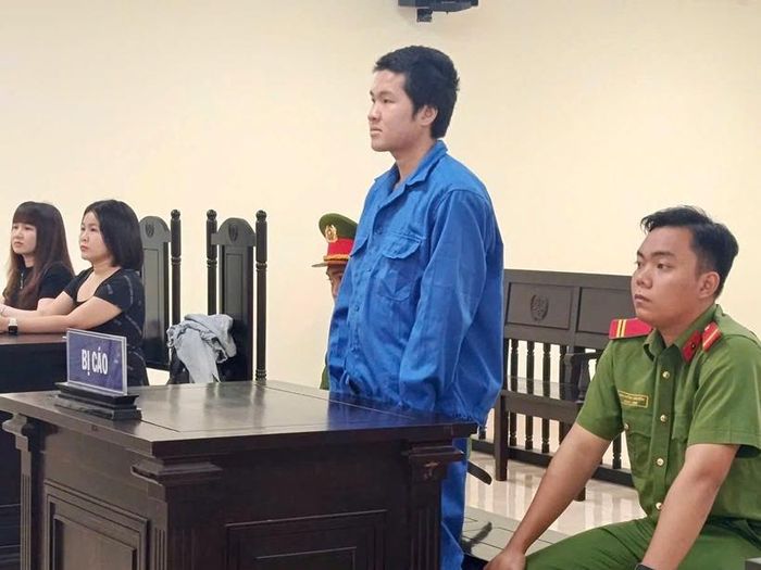 Phiên tòa xét xử bị cáo Nguyễn Văn Khôi. Ảnh:VKS