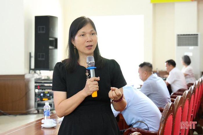  Giám đốc Trung tâm Doanh nghiệp hội nhập và phát triển (IDE) Phạm Thị Lý thông tin một số nội dung liên quan đến truy xuất nguồn gốc nông sản. 