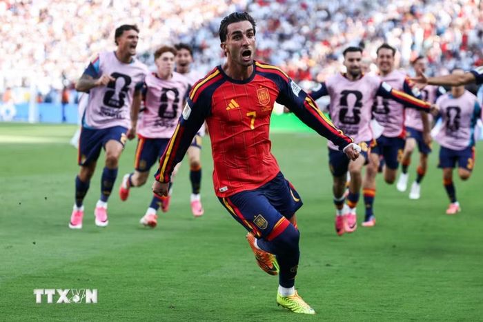 Torres tỏa sáng đưa Tây Ban Nha lên ngôi vô địch World Cup 2026. (Ảnh: AFP/TTXVN)