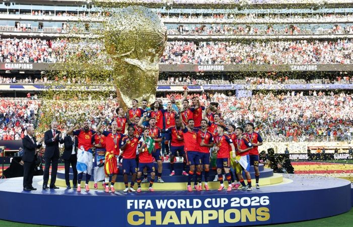 Vô địch World Cup 2026, Tây Ban Nha xây dựng một triều đại mới của bóng đá thế giới. Ảnh: AFP/TTXVN