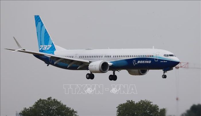 Máy bay 737-10 của hãng Boeing. Ảnh: THX/TTXVN phát