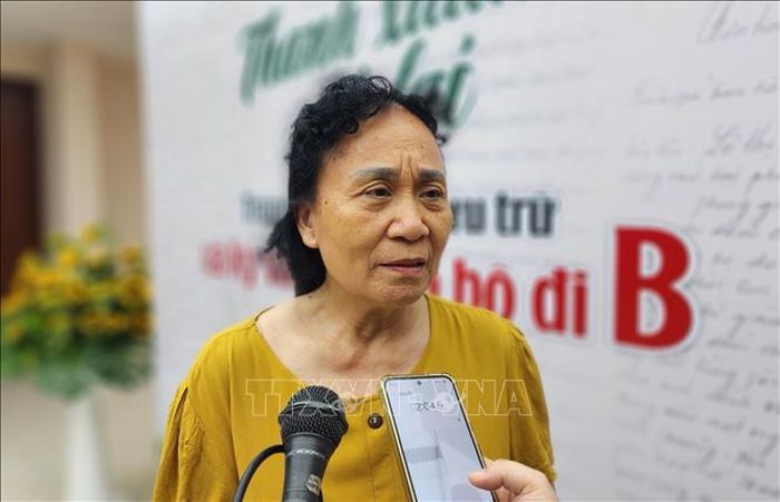 Bà Trần Thị Bích Huyền (Hà Nội) chia sẻ về ngày lên đường đi B.