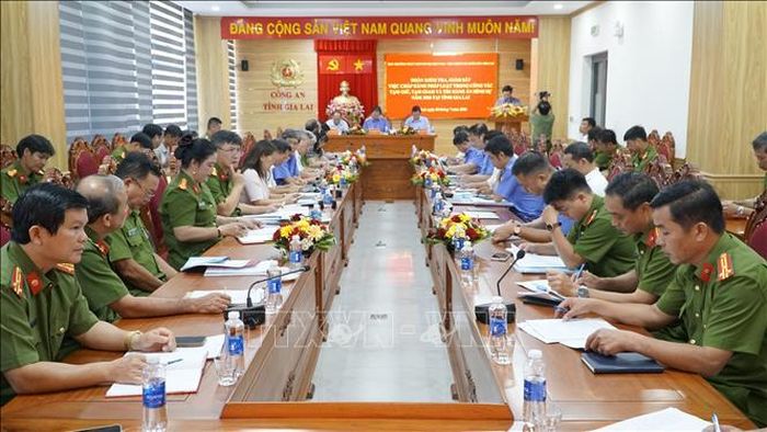 Quang cảnh buổi làm việc. Ảnh: Đình Quân/TTXVN