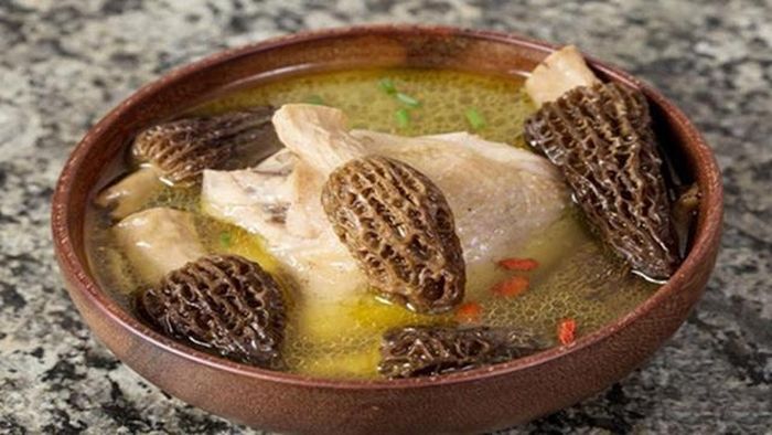 Nấm bụng dê dù mọc hoang nhưng lại rất quý hiếm. Ảnh minh họa.
