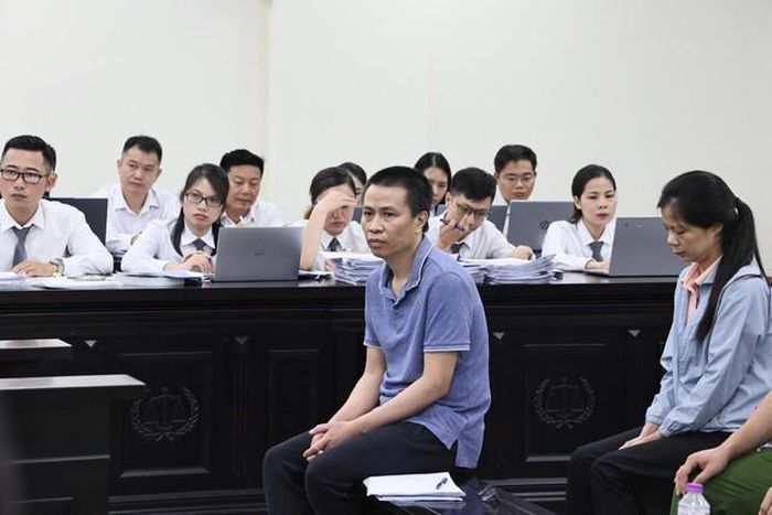 Phạm Vũ Khiêm – Giám đốc Công ty TNHH Công nghệ Herbitech tại phiên tòa (Ảnh: Hồng Nguyễn).