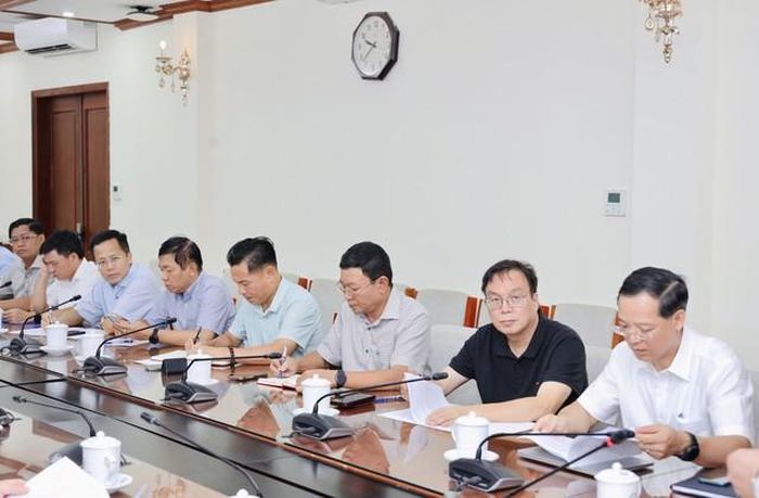 Các đơn vị tham gia buổi làm việc. (Ảnh: moet.gov.vn)