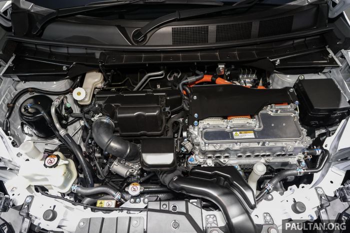 Hệ truyền động hybrid trên Mitsubishi Xforce HEV (Ảnh: Paultan).