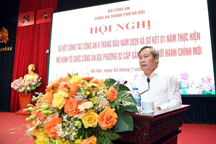Chủ tịch UBND TP Hà Nội Vũ Đại Thắng đánh giá cao những kết quả đạt được của Công an Hà Nội