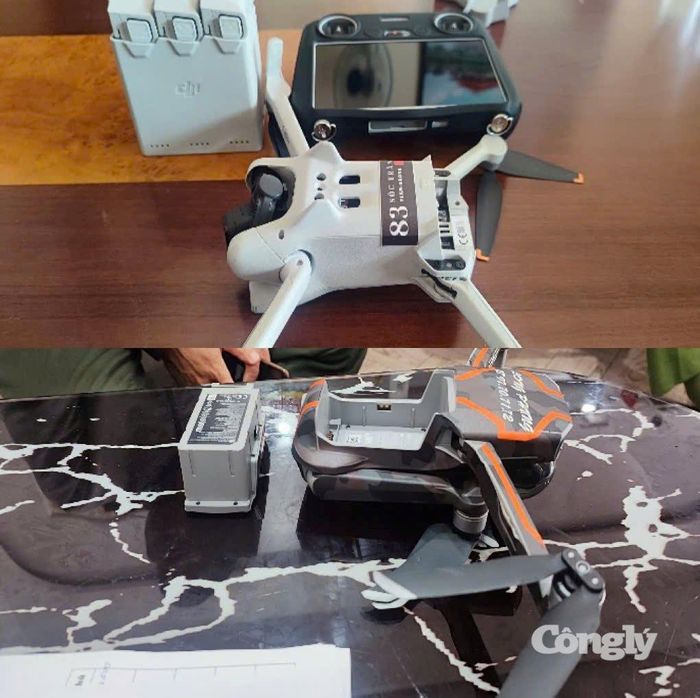 Các thiết bị flycam được sử dụng chưa đảm bảo các điều kiện theo quy định.