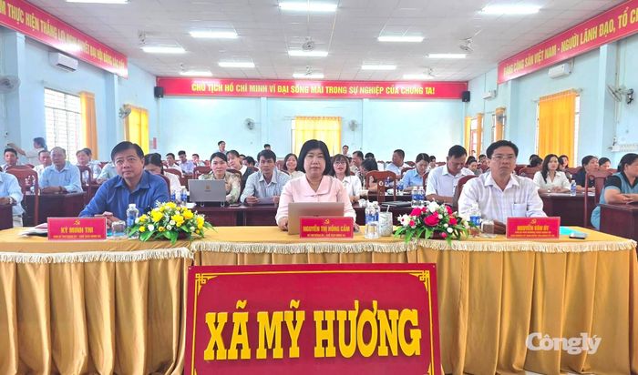 Lãnh đạo xã Mỹ Hương triển khai các nhiệm vụ phát triển kinh tế - xã hội và nâng cao hiệu quả hoạt động của chính quyền địa phương 2 cấp.