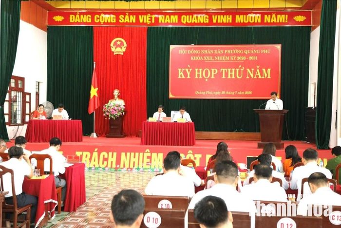 Quang cảnh tại kỳ họp.